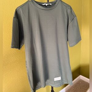 The Giving Movement Oversized Olive Green Unisex T-Shirt size XXS/XS